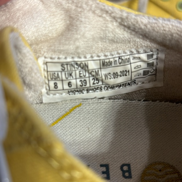 Vionic beach sneakers, yellow, 8 - Picture 3 of 12